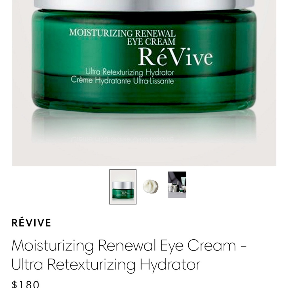 Revive Moisturizing Renewal Eye Cream - Ultra Retexturizing Hydrator 15ml BNIB